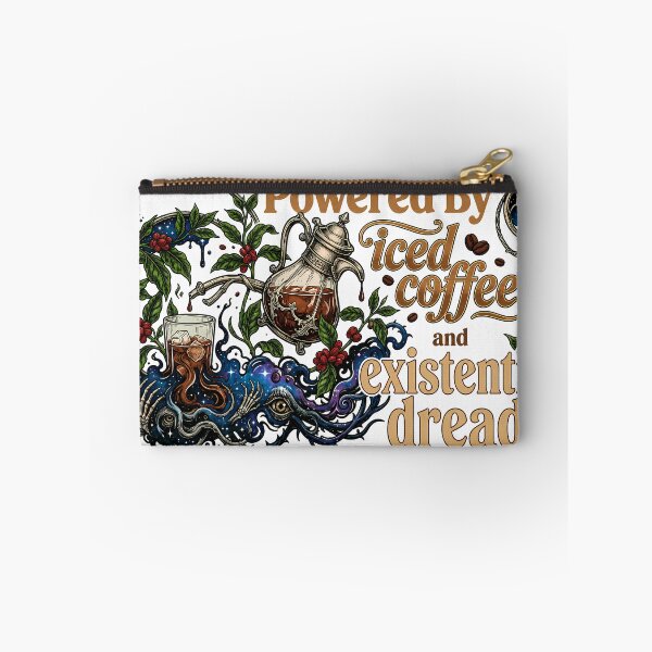 Item preview, Powered By Iced Coffee And Existential Dread designed and sold by Clavivs.