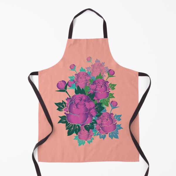 Item preview, Purple Peony Korean Folk Art Floral Painting designed and sold by allpalgo.