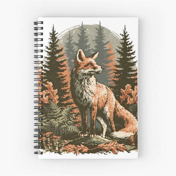 Item preview, Majestic Woodland Fox | Autumn Forest Wildlife Nature Illustration designed and sold by KAM-KAM-STORE.