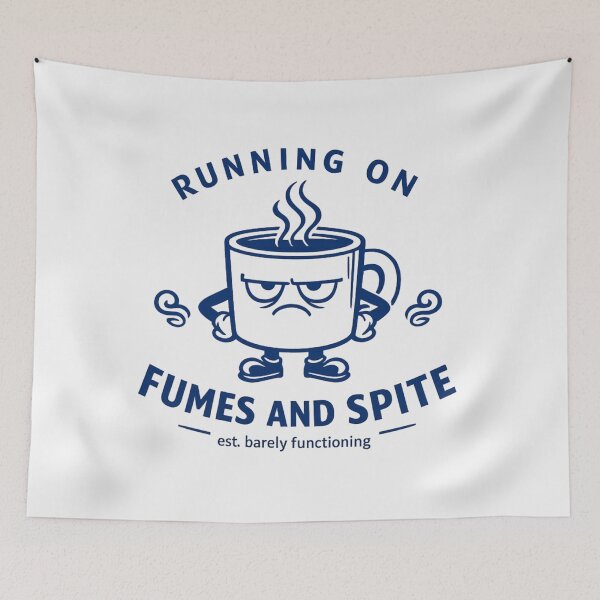 Item preview, Running On Fumes And Spite Shirt, Deadpan Humor For Tired Adults designed and sold by PhylonBoxx.