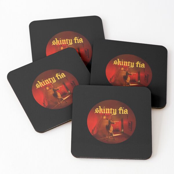 Item preview, SKINTY FIA - FONTAINES DC - UNIQUE RARE ORIGINAL TSHIRT STICKER designed and sold by SentientGallery.