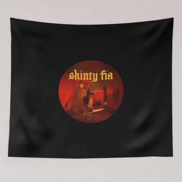 Item preview, SKINTY FIA - FONTAINES DC - UNIQUE RARE ORIGINAL TSHIRT STICKER designed and sold by SentientGallery.