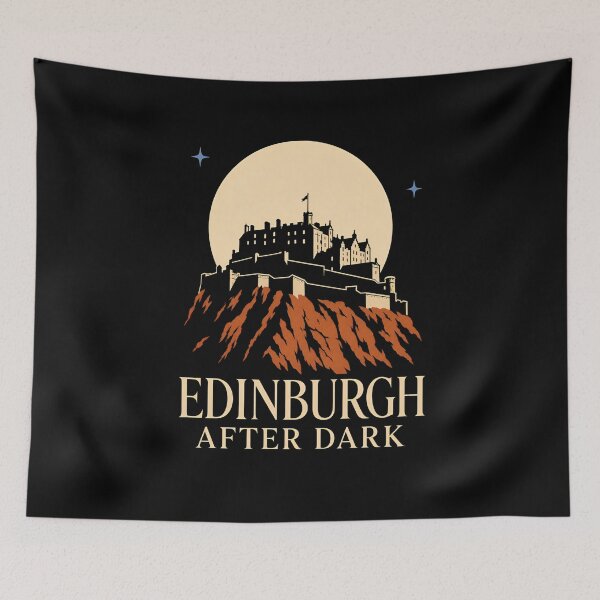 Item preview, Edinburgh After Dark – Castle in Moonlight designed and sold by Fenay Designs.