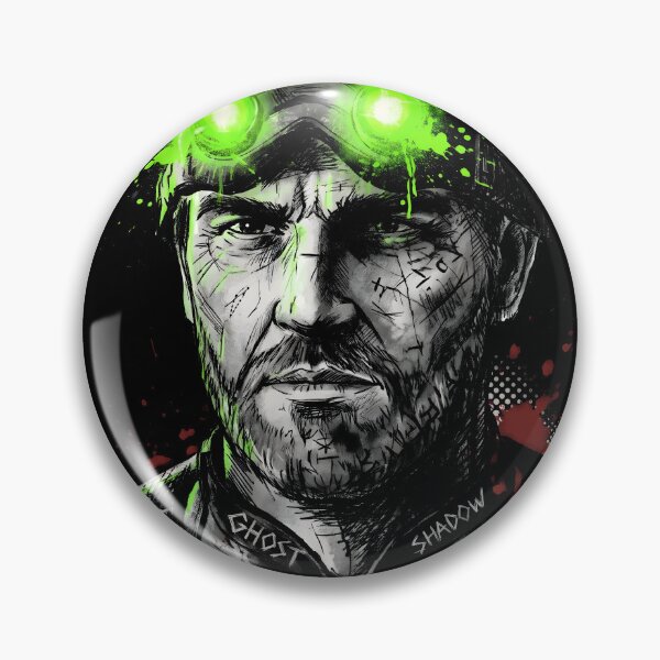 Item preview, Sam Fisher Splinter Cell Grunge Video Game Streetwear Tee designed and sold by Senpaiwaves.