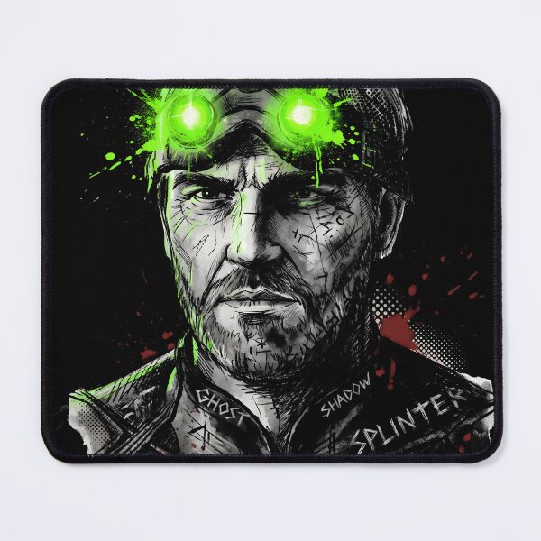 Item preview, Sam Fisher Splinter Cell Grunge Video Game Streetwear Tee designed and sold by Senpaiwaves.