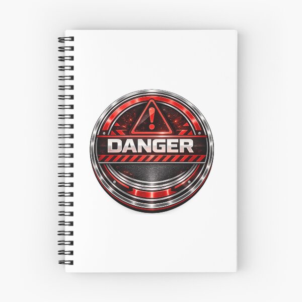 Item preview, DANGER - SIGNS - RETRO MODERN SIGN - UNIQUE RARE ORIGINAL TSHIRT STICKER designed and sold by SentientGallery.