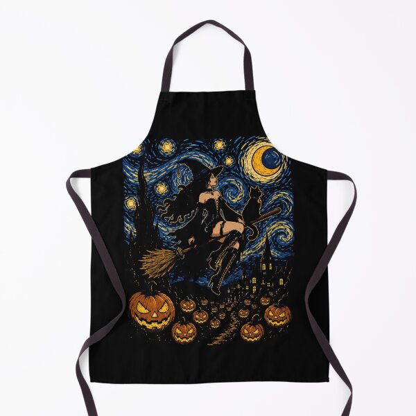 Item preview, Enchanting witch flying with her black cat under the moonlight halloween designed and sold by rafaeltto.
