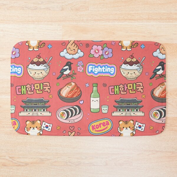 Item preview, Korea Cute Collage Pastel Seamless Pattern designed and sold by HowToCanadian.