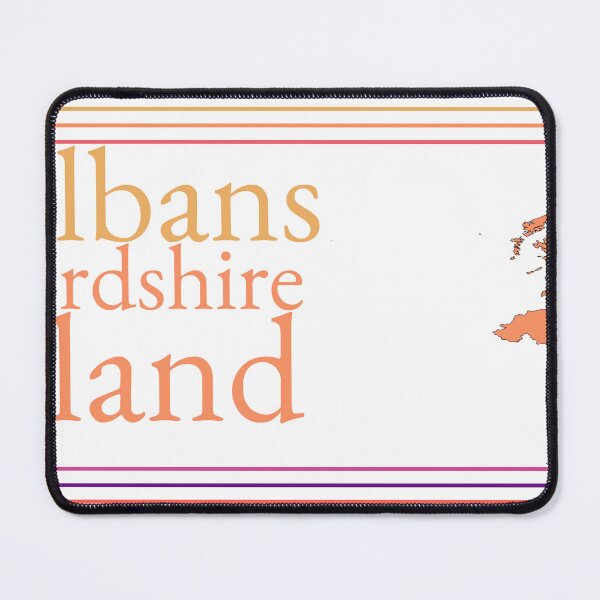 Item preview, St Albans Hertfordshire England City Marked On Map designed and sold by TheIconSmith.