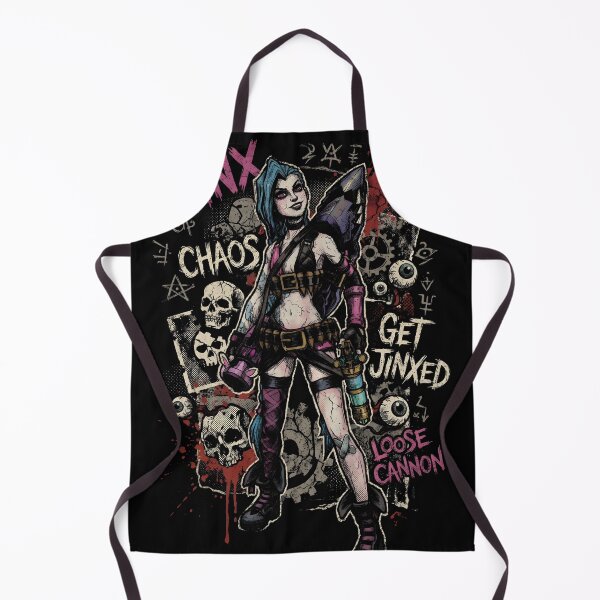 Item preview, Jinx League of Legends Grunge Video Game Streetwear Tee designed and sold by Senpaiwaves.