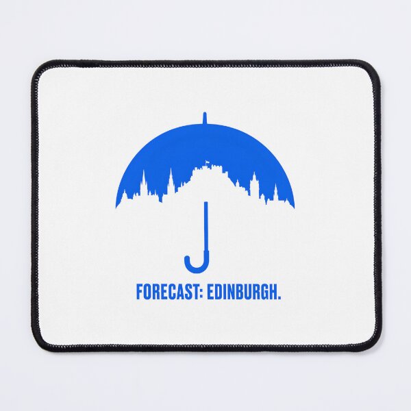 Item preview, Forecast: Edinburgh – Rainy Skyline Under Cover designed and sold by Fenay Designs.