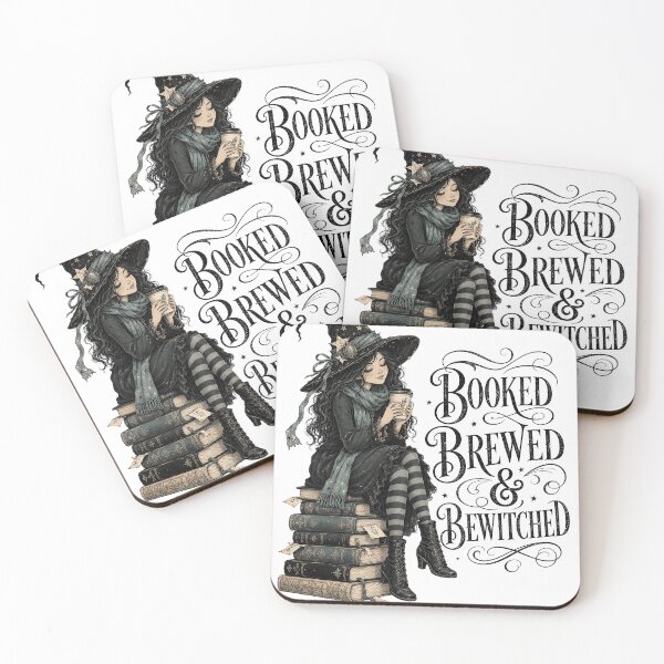 Item preview, Booked Brewed & Bewitched Witch Books designed and sold by KaramTshirts.