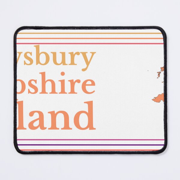 Item preview, Shrewsbury Shropshire England City Marked On Map designed and sold by TheIconSmith.