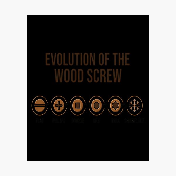 Item preview, Funny Woodworking Carpentry Carpenter Gift Wood Screws designed and sold by Moka898.