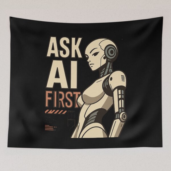 Item preview, AI Tesla Robot graphic | ai revolution robotics  designed and sold by TEEJAMBOREE.