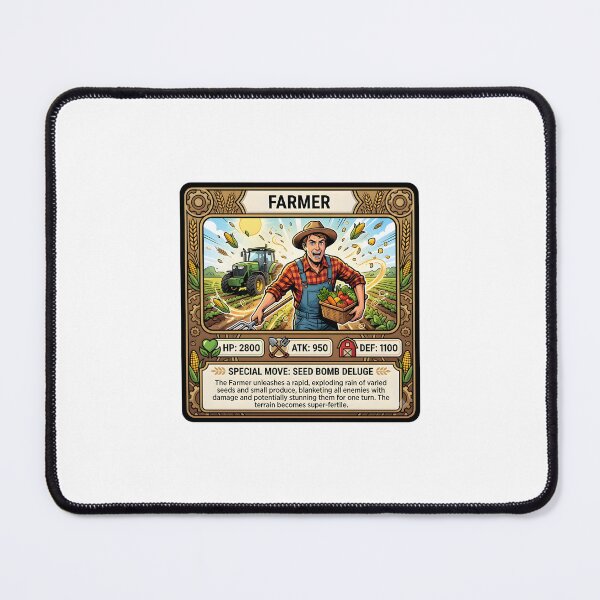 Item preview, Farmer Hero Trading Card designed and sold by DeerHouse.