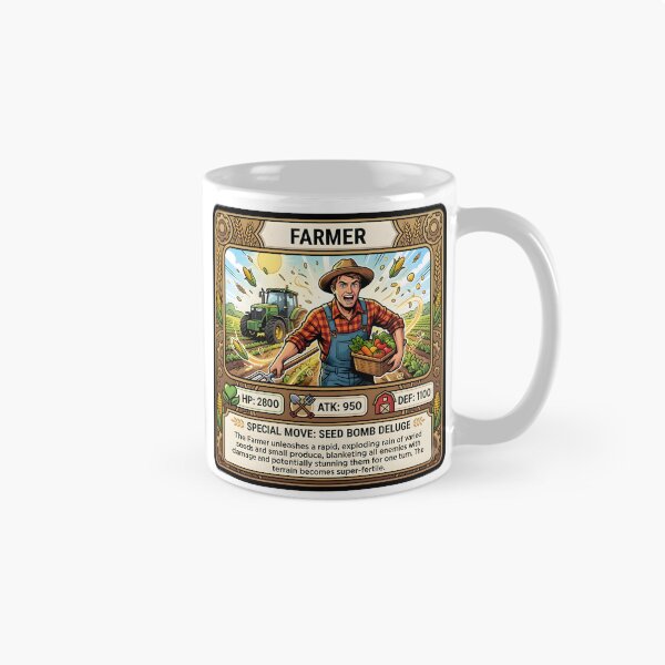 Item preview, Farmer Hero Trading Card designed and sold by DeerHouse.