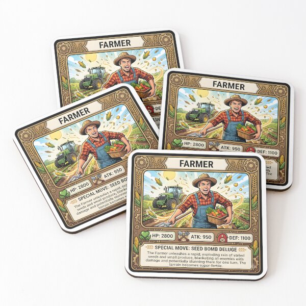 Item preview, Farmer Hero Trading Card designed and sold by DeerHouse.