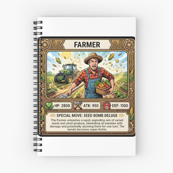 Item preview, Farmer Hero Trading Card designed and sold by DeerHouse.