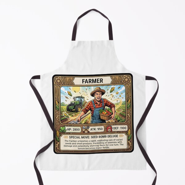 Item preview, Farmer Hero Trading Card designed and sold by DeerHouse.
