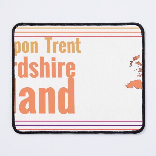 Item preview, Burton Upon Trent Staffordshire England City Marked On Map designed and sold by TheIconSmith.