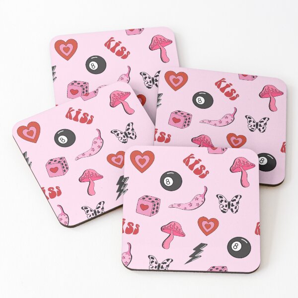 Item preview, Y2K Pink Psychedelic Doodle Pattern designed and sold by jianina-alondra.