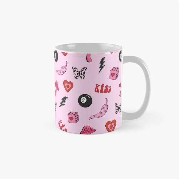 Item preview, Y2K Pink Psychedelic Doodle Pattern designed and sold by jianina-alondra.
