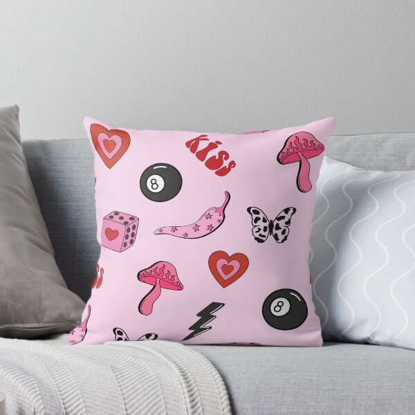 Item preview, Y2K Pink Psychedelic Doodle Pattern designed and sold by jianina-alondra.