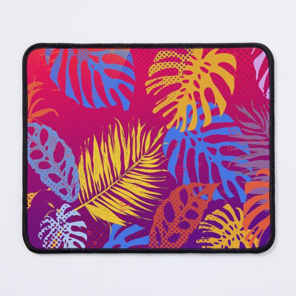 Item preview, Tropical Monstera Leaves Colorful Pattern designed and sold by chaaval.