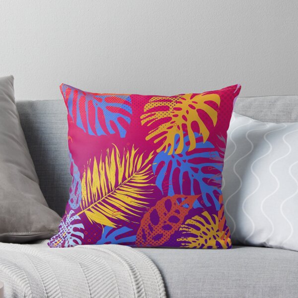 Item preview, Tropical Monstera Leaves Colorful Pattern designed and sold by chaaval.