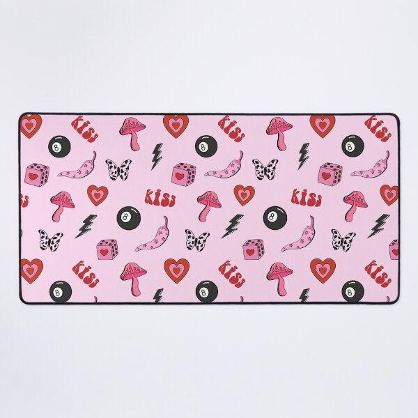 Item preview, Y2K Pink Psychedelic Doodle Pattern designed and sold by jianina-alondra.
