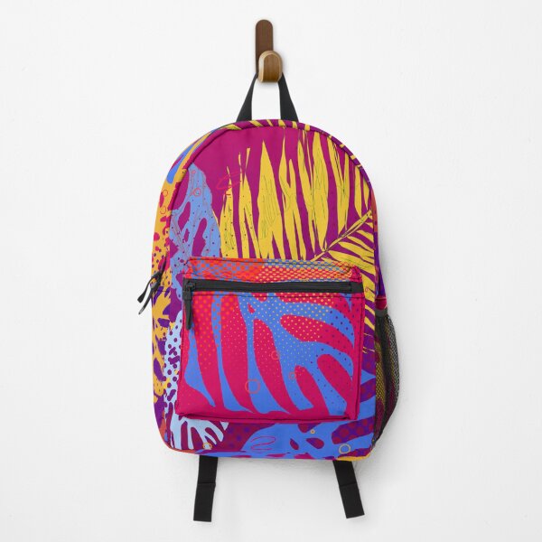 Item preview, Tropical Monstera Leaves Colorful Pattern designed and sold by chaaval.