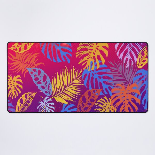 Item preview, Tropical Monstera Leaves Colorful Pattern designed and sold by chaaval.