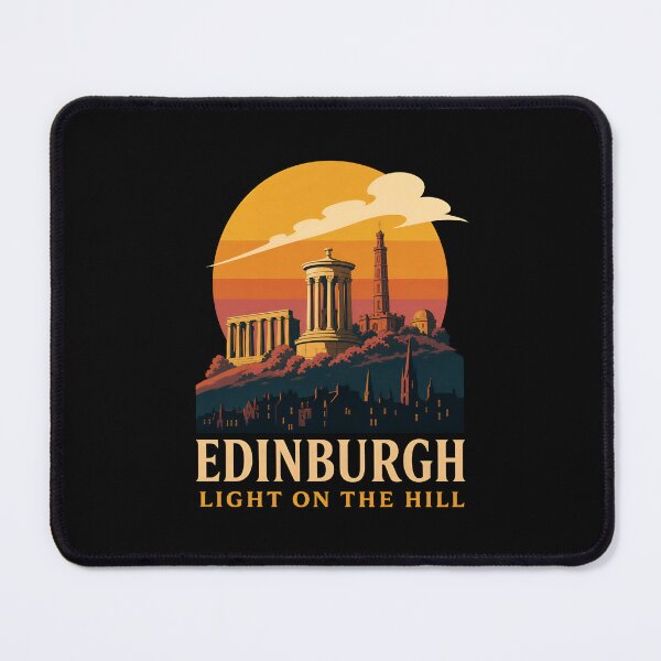 Item preview, Edinburgh Light on the Hill – Calton Sunset Glow designed and sold by Fenay Designs.