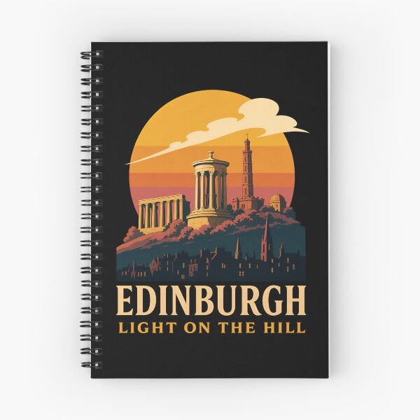 Item preview, Edinburgh Light on the Hill – Calton Sunset Glow designed and sold by Fenay Designs.