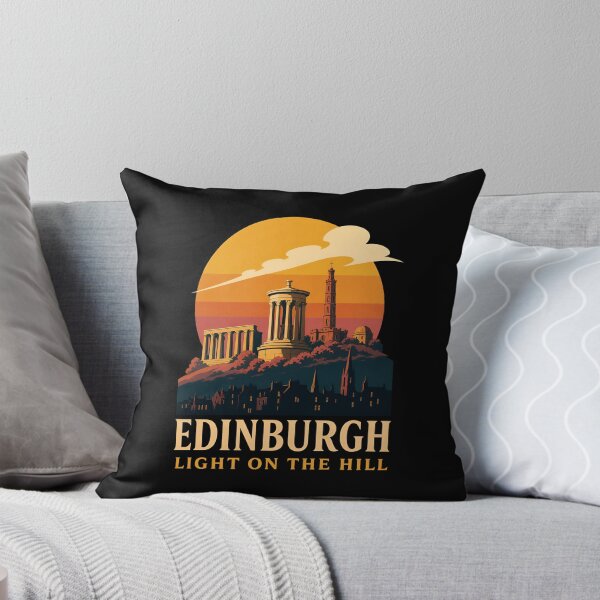 Item preview, Edinburgh Light on the Hill – Calton Sunset Glow designed and sold by Fenay Designs.
