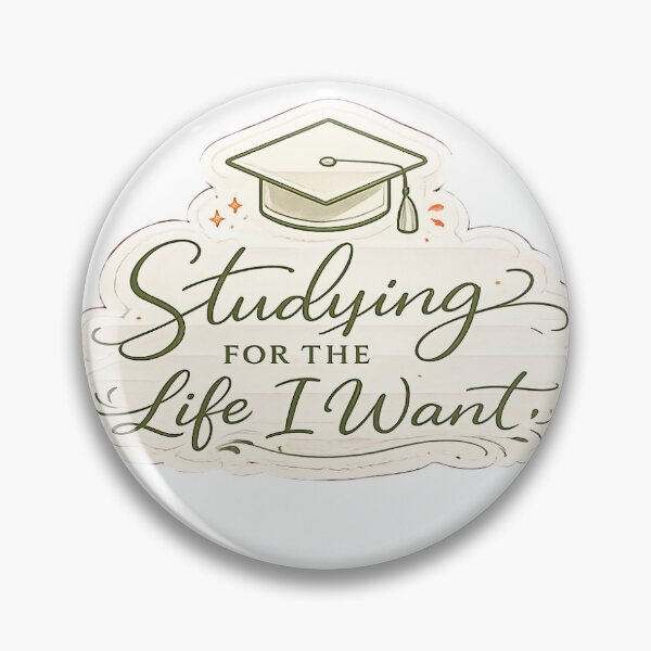Item preview, Studying for the Life I Want Sticker designed and sold by InkPixell.