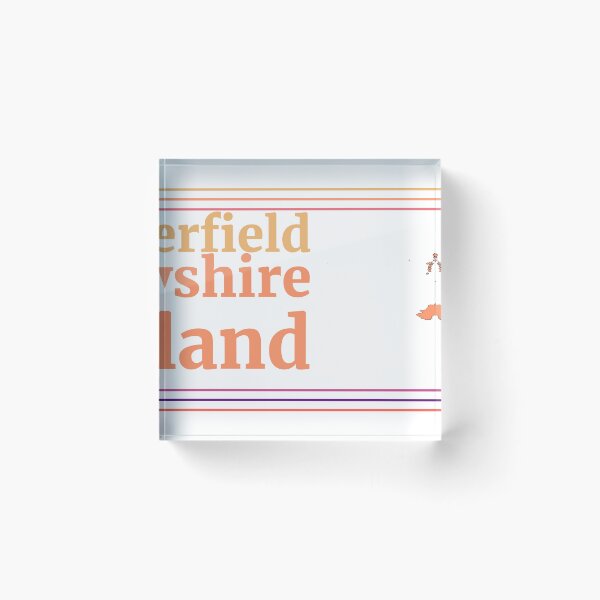 Item preview, Chesterfield Derbyshire England City Marked On Map designed and sold by TheIconSmith.