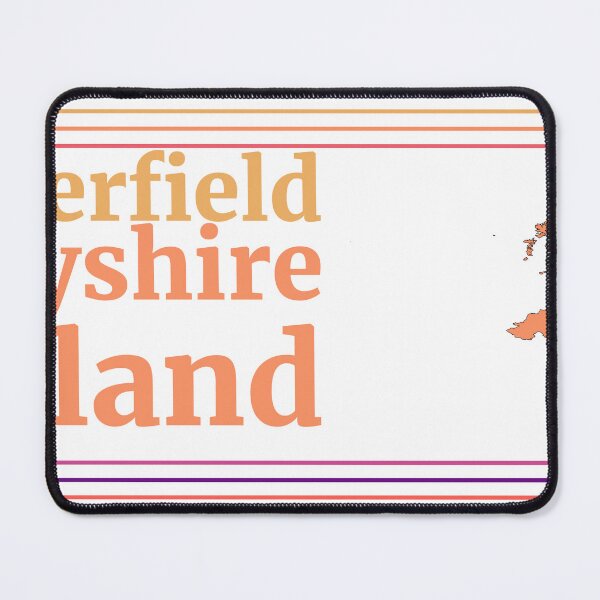 Item preview, Chesterfield Derbyshire England City Marked On Map designed and sold by TheIconSmith.