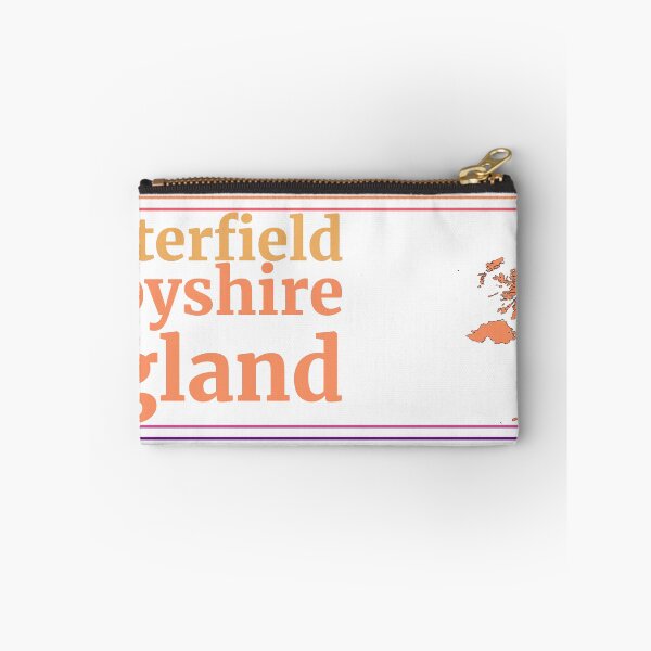 Item preview, Chesterfield Derbyshire England City Marked On Map designed and sold by TheIconSmith.