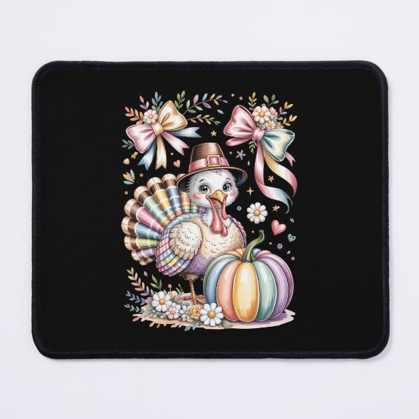 Item preview, pastel turkey thanksgiving cute fall pumpkin designed and sold by jkrphoto.