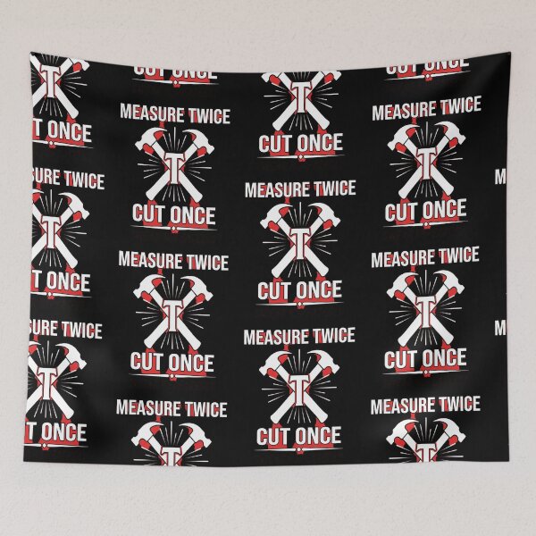 Item preview, Measure Twice, Cut Once, Swear Repeatedly T Shirt designed and sold by Moka898.