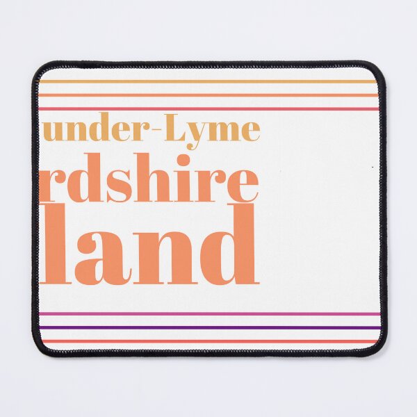 Item preview, Newcastle Under Lyme Staffordshire England City Marked On Map designed and sold by TheIconSmith.