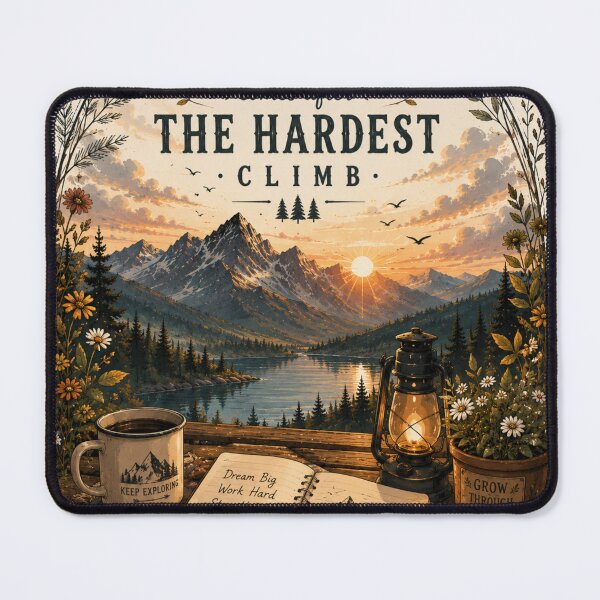 Item preview, The Best View Comes After The Hardest Climb designed and sold by CartRex.