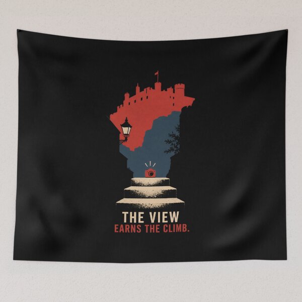 Item preview, Edinburgh: The View Earns the Climb designed and sold by Fenay Designs.