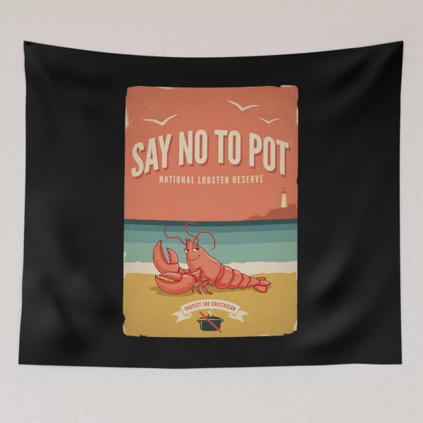 Item preview, Say No To Pot Funny Marine Pun designed and sold by Redgiant87x.