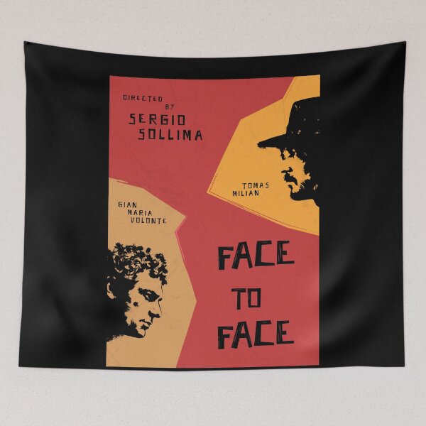 Item preview, Face to Face Minimalist Poster | Sergio Sollima | Gian Maria Volontè | Tomas Milian designed and sold by MORKINO POSTERS.