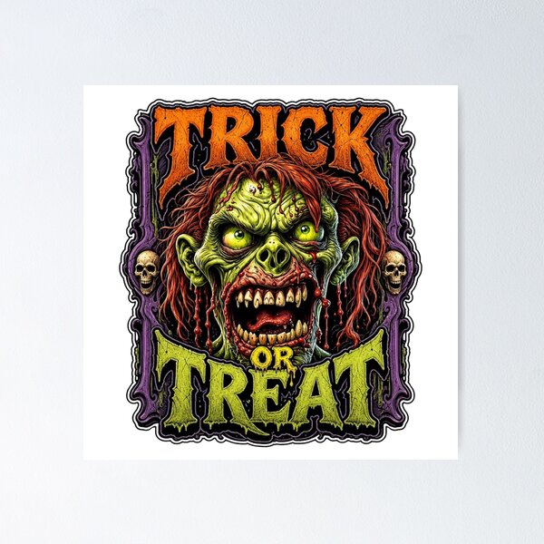 Item preview, Trick or Treat | Zombie designed and sold by Wilcox PhotoArt.