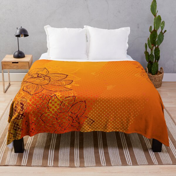Item preview, Peony Flowers Orange Botanical Line Art designed and sold by chaaval.