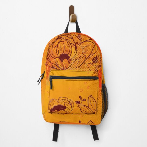 Item preview, Peony Flowers Orange Botanical Line Art designed and sold by chaaval.